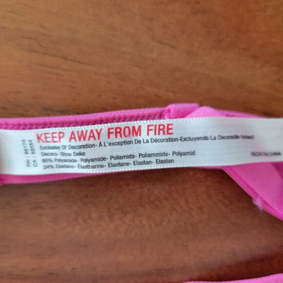 NWOT Free People Intimately Size M Pink Triangle Cup Bralette - Picture 6 of 6